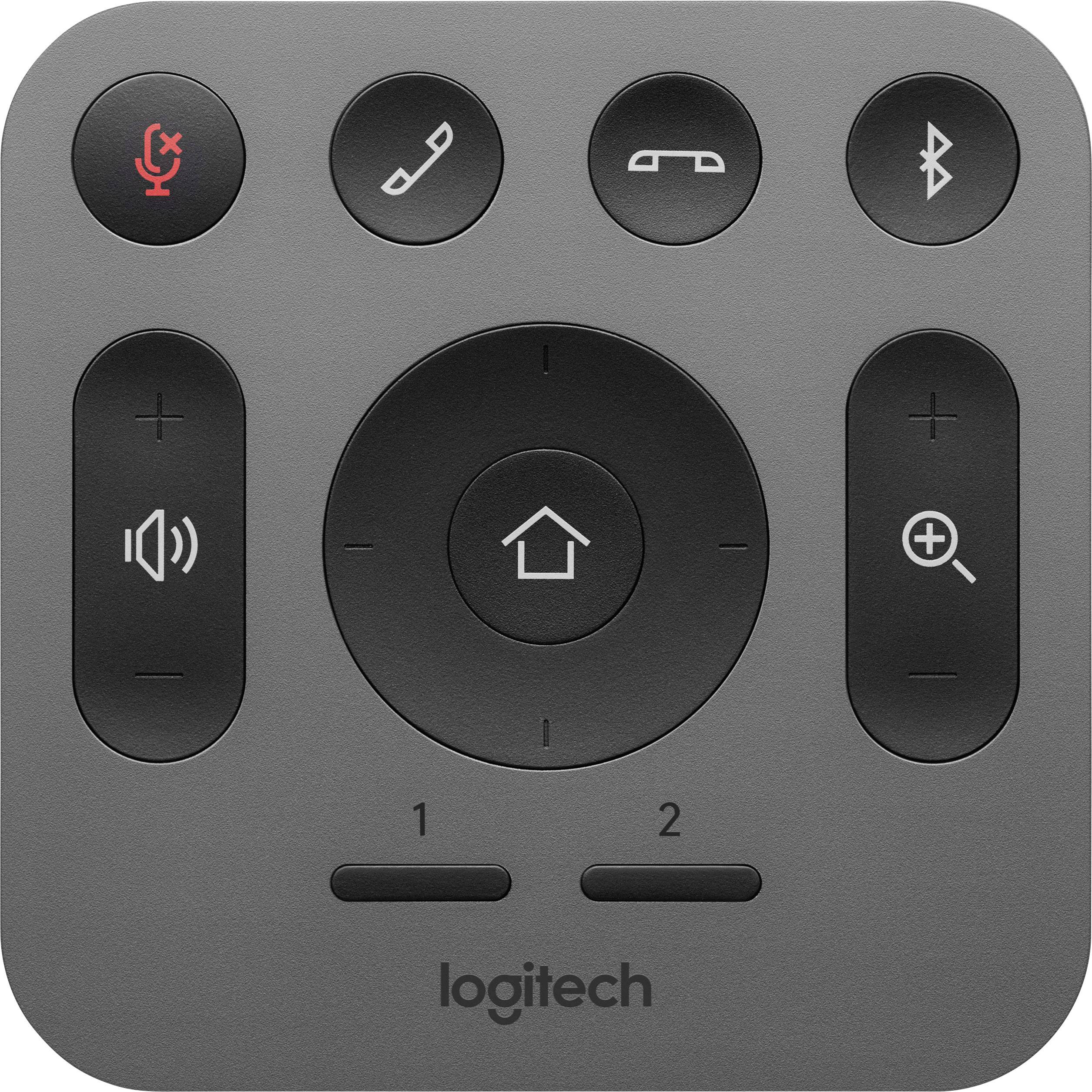 Logitech MeetUp 4K-Webcam 3840 x 2160 Pixel Standfuß, Klemm-Halterung