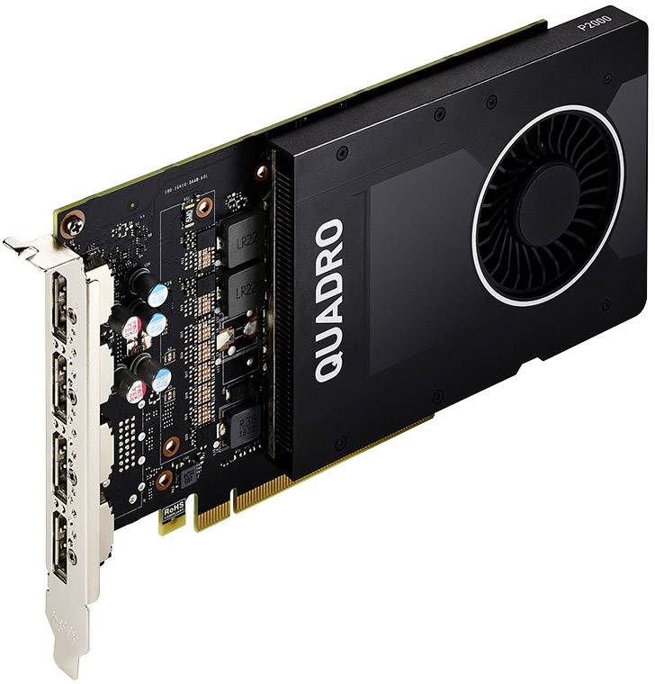 PNY Workstation-Grafikkarte Nvidia Quadro P2000 5 GB GDDR5-RAM PCIe x16 DisplayPort