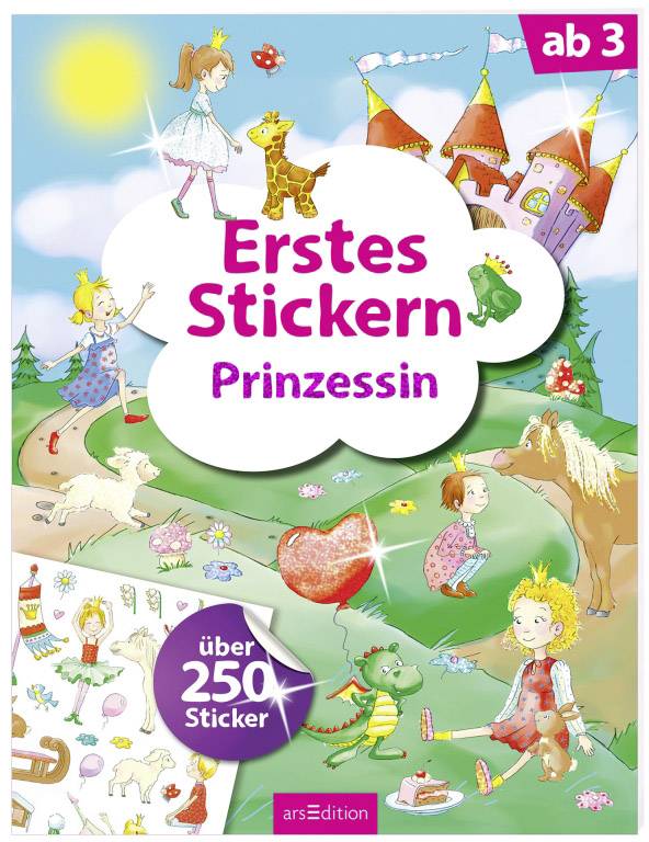 ARS Edition Erstes Stickern Prinzessin 131729 1St.