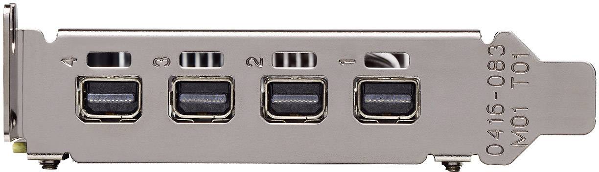 PNY Workstation-Grafikkarte Nvidia Quadro P1000 4GB GDDR5-RAM PCIe x16 Mini DisplayPort