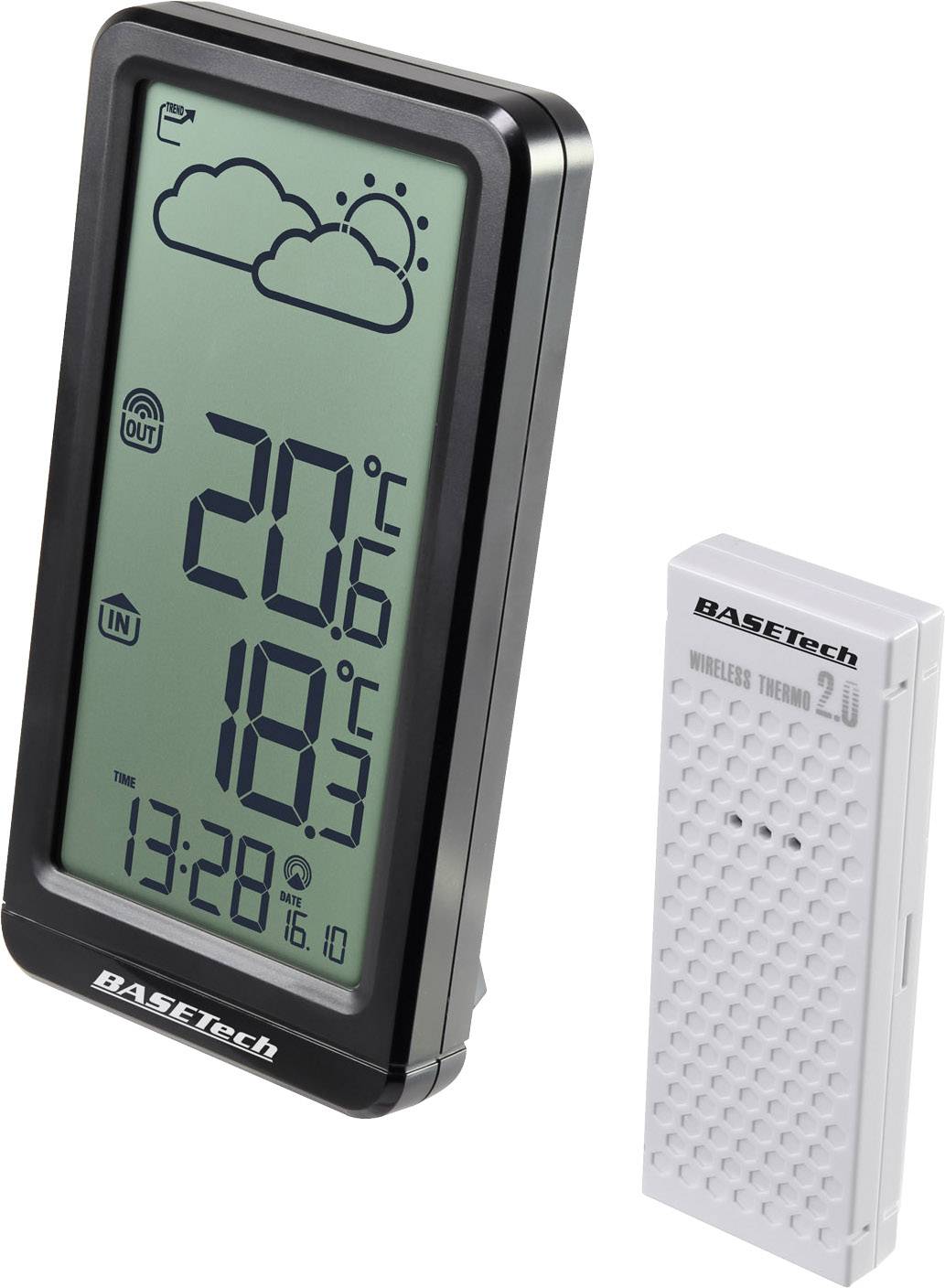 Basetech 310 Funk-Wetterstation Vorhersage für 1 Tag