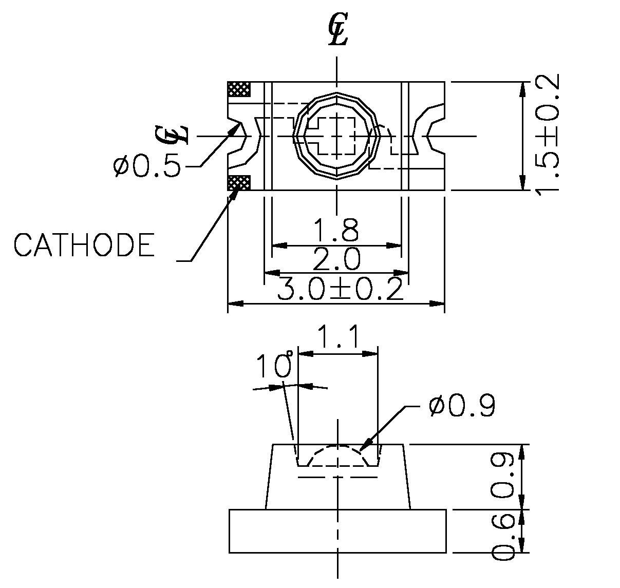 Everlight Opto 11-21SURC/S530-A2/TR8 SMD-LED 1206 Rot 71 mcd 60° 20mA 2V Tape cut