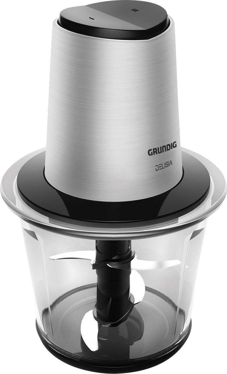Grundig CH 8680 Zerkleinerer 800 W Edelstahl, Schwarz