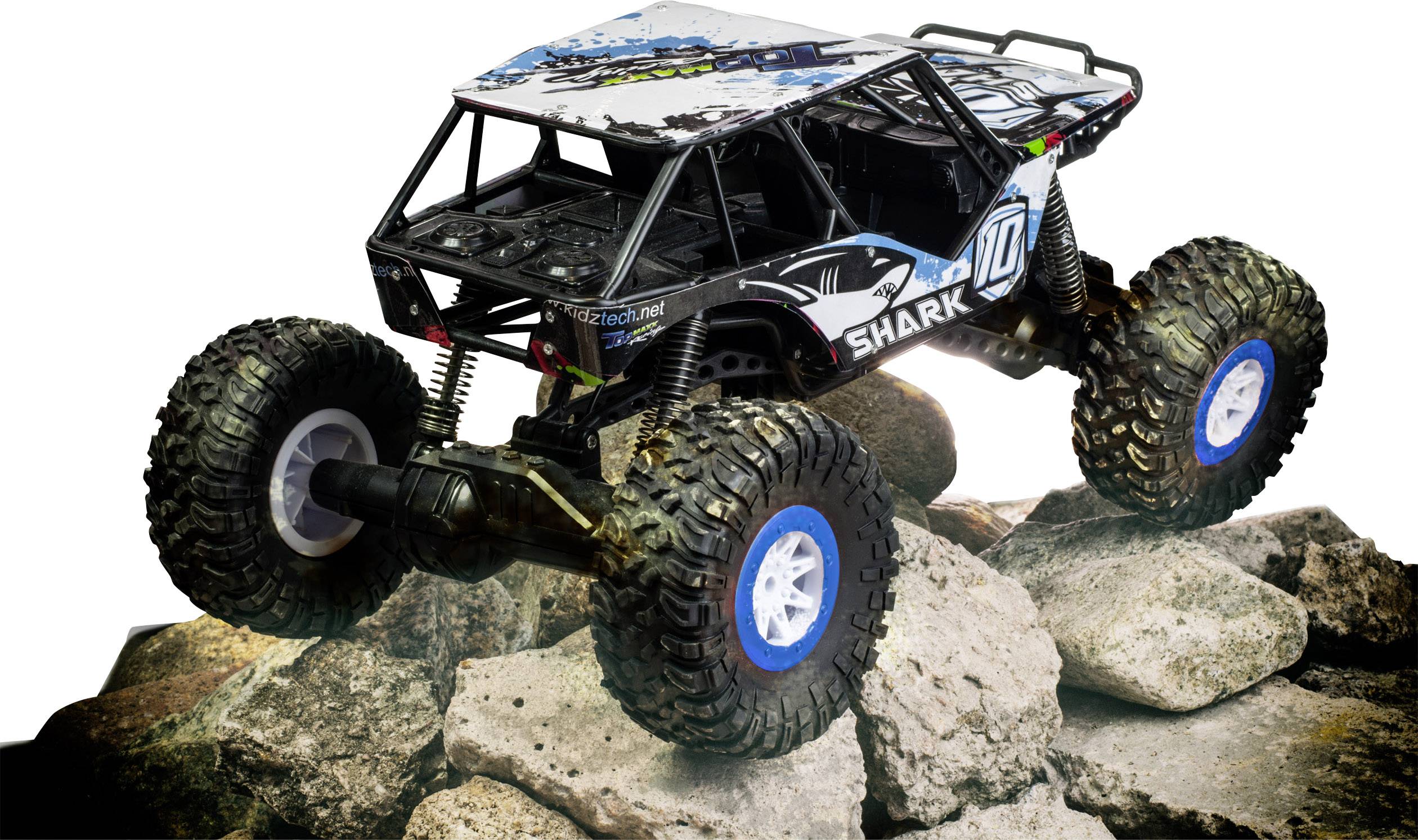 Reely Rock Crawler Brushed 1:10 RC Modellauto Elektro Crawler Allradantrieb (4WD) 100% RtR 2,4GHz inkl. Akku, Ladegerät und
