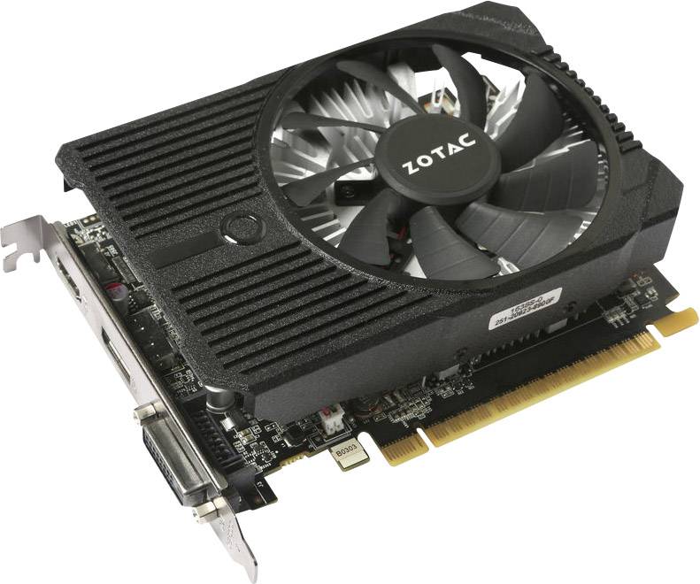 Zotac Grafikkarte Nvidia GeForce GTX1050 Ti Mini 4 GB GDDR5-RAM PCIe x16 HDMI®, DVI, DisplayPort