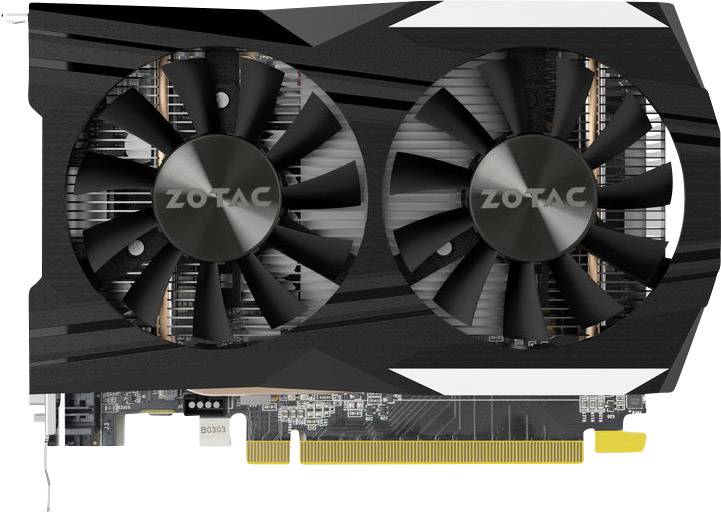 Zotac Grafikkarte Nvidia GeForce GTX1050 Overclocked 2GB GDDR5-RAM PCIe x16 HDMI®, DVI, DisplayPort