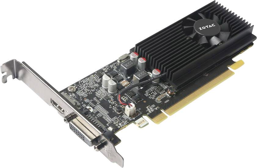 Zotac Grafikkarte Nvidia GeForce GT1030 2 GB GDDR5-RAM PCIe HDMI®, DVI Low Profile