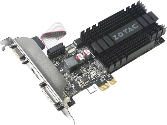 Zotac Grafikkarte Nvidia GeForce GT710  1 GB DDR3-RAM PCIe x1 HDMI®, DVI, VGA