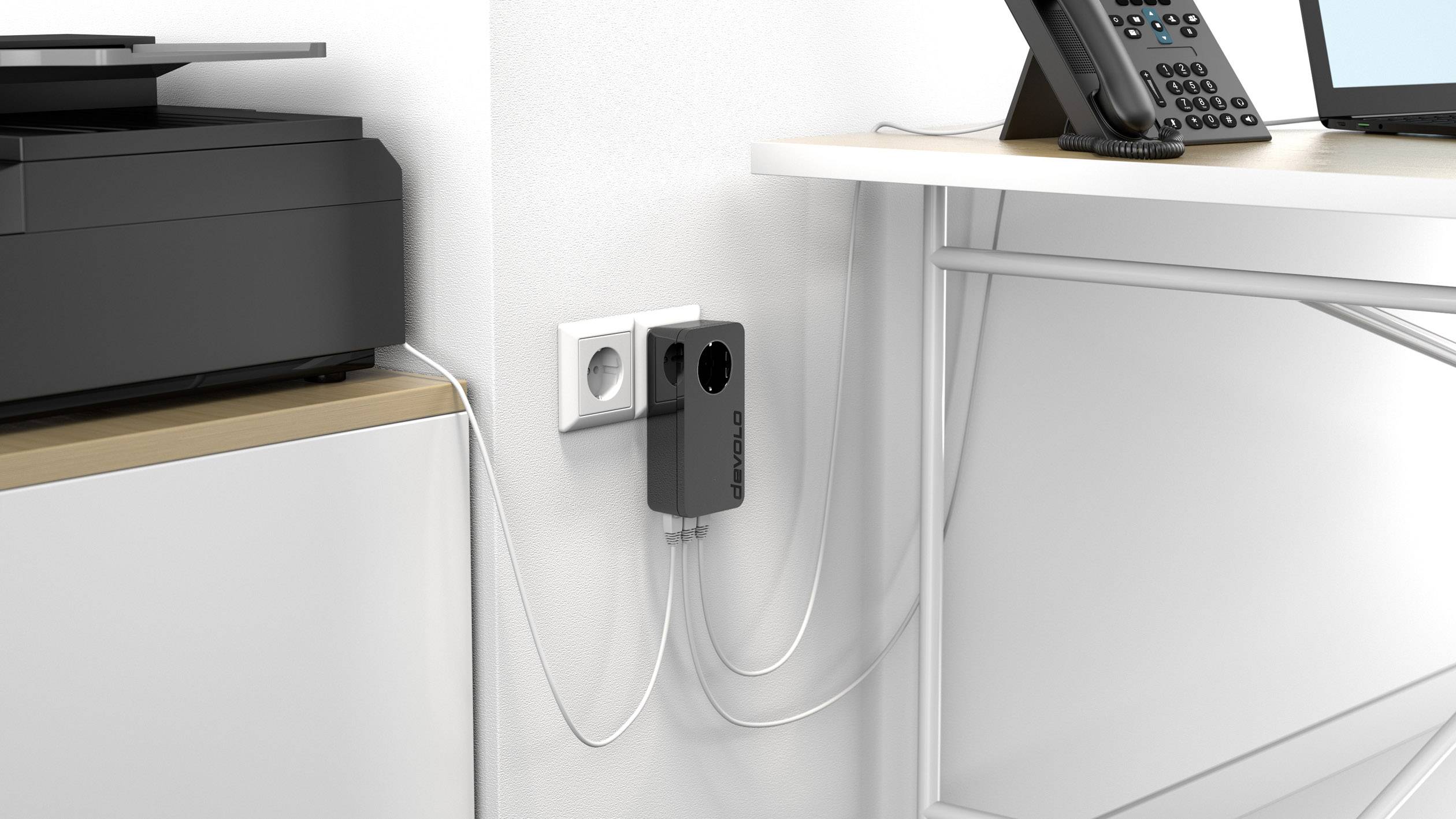 Devolo Business Solutions dLAN pro 1200+ triple Powerline Einzel Adapter