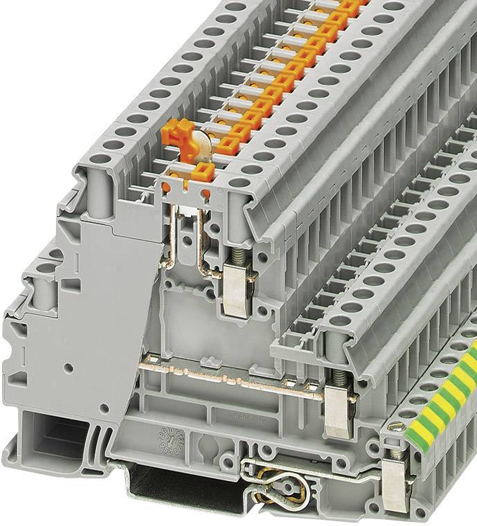 Phoenix Contact 3214364 Dreistock-Schutzleiterklemme 6.2mm Schrauben Grau 50St.