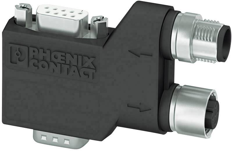 Phoenix Contact 2902317 Sensor-/Aktor-Datensteckverbinder M12 Adapter, gerade Polzahl Sensoren: 9, 5 1St.