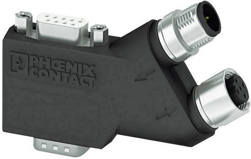 Phoenix Contact 2902324 Sensor-/Aktor-Datensteckverbinder M12 Adapter, gewinkelt Polzahl Sensoren