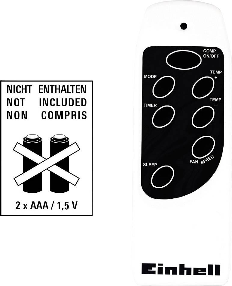 Einhell MK 2600 E Monoblock-Klimagerät EEK: 2600 W 32 m² Weiß