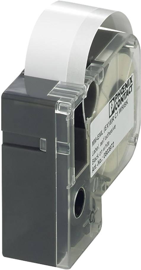 Phoenix Contact 803973 MM-EML (EX24)R C1 WH/BK Etiketten für Thermotransferdrucker Montage-Art: aufkleben Weiß, Schwarz 1 St.