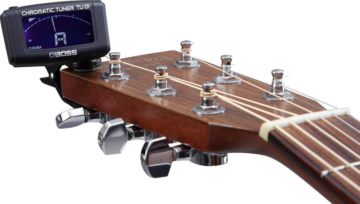 BOSS TU-01 Gitarrenstimmgerät Schwarz