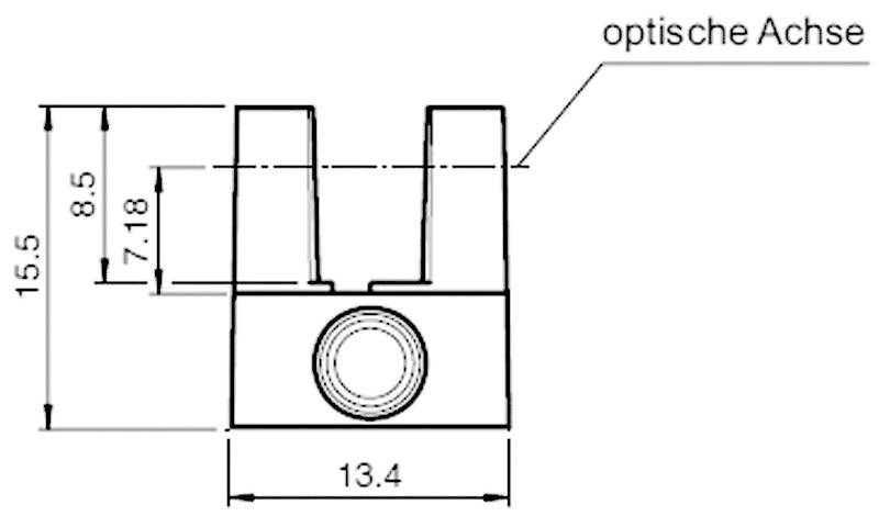 Pepperl+Fuchs Gabel-Lichtschranke GL5-Y/43a/115 GL5-Y/43a/115hellschaltend, dunkelschaltend 1St.