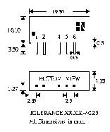 HN Power SIM2-0505S-SIL7 DC/DC-Wandler, Print 5 V/DC 5 V/DC 400mA 2W Anzahl Ausgänge: 1 x Inhalt