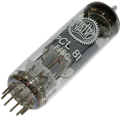 BTB Vertrieb PCL 81 Elektronenröhre Triode-Endpentode 150 V, 200 V 1.3 mA, 30 mA Polzahl: 9 Sockel