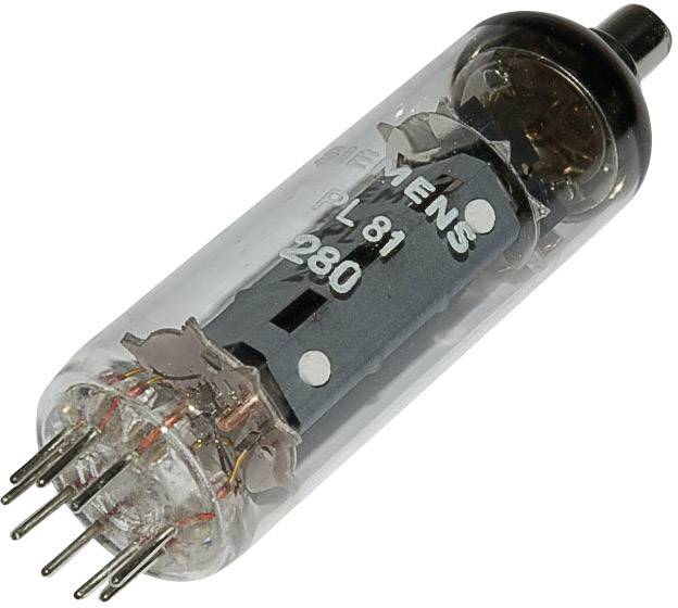 Siemens PL 81 = 21 A 6 Elektronenröhre Pentode 170 V 45 mA Polzahl: 9 Sockel: Noval Inhalt 1 St.