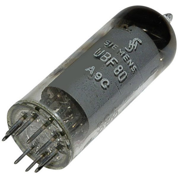 UBF 80 = 17 N 8 Elektronenröhre Doppeldiode-Pentode 100V 2.8mA Polzahl: 9 Sockel: Noval Inhalt 1St.