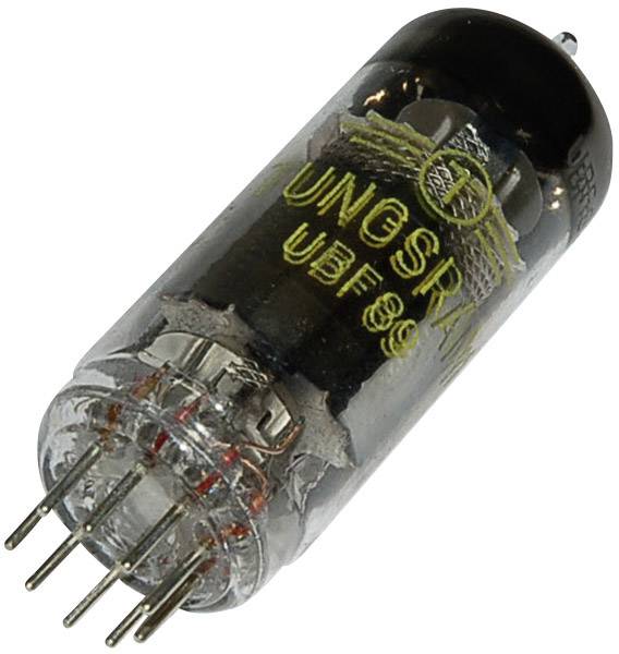 BTB Vertrieb UBF 89 Elektronenröhre Doppeldiode-Pentode 200 V 11 mA Polzahl: 9 Sockel: Noval Inhalt
