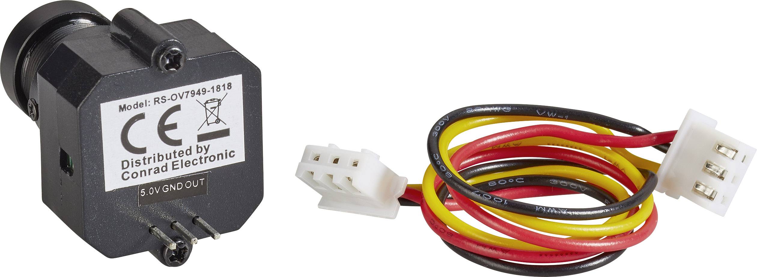 TRU COMPONENTS RS-OV7949-1818 Farb-Kamera-Modul 1 St. 5 V/DC (max) (L x B x H) 30 x 21 x 15 mm