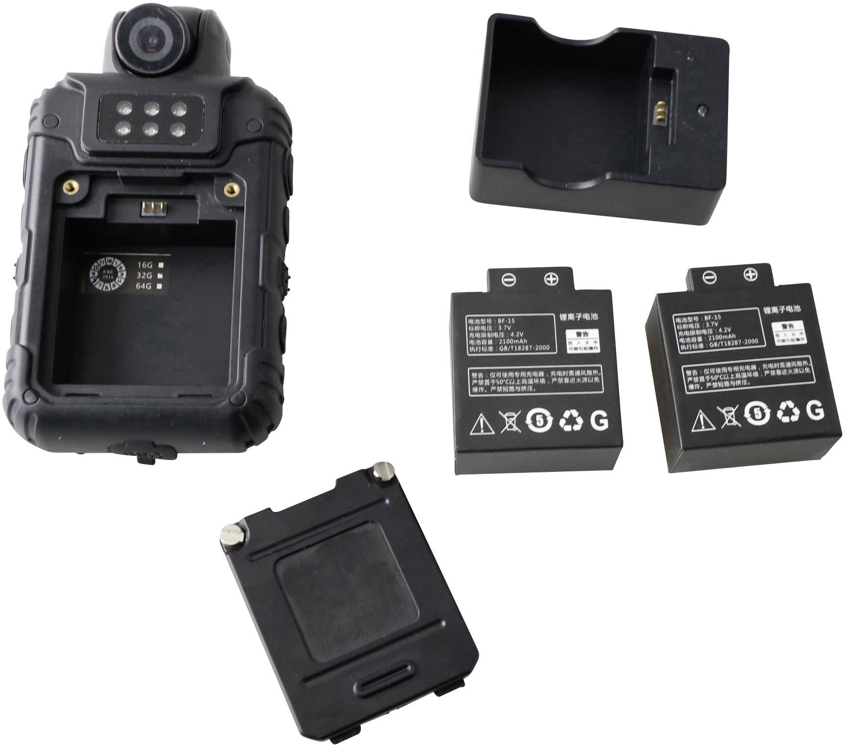 Braun Germany BCX5 Bodycam Full-HD, IR-Nachtsichtmodus, Wasserfest