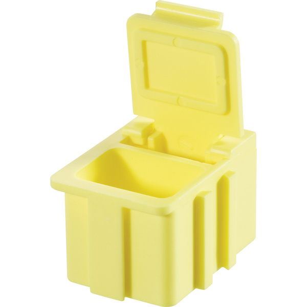 Licefa N12244 SMD-Box Gelb Deckel-Farbe: Gelb (L x B x H) 16 x 12 x 15mm