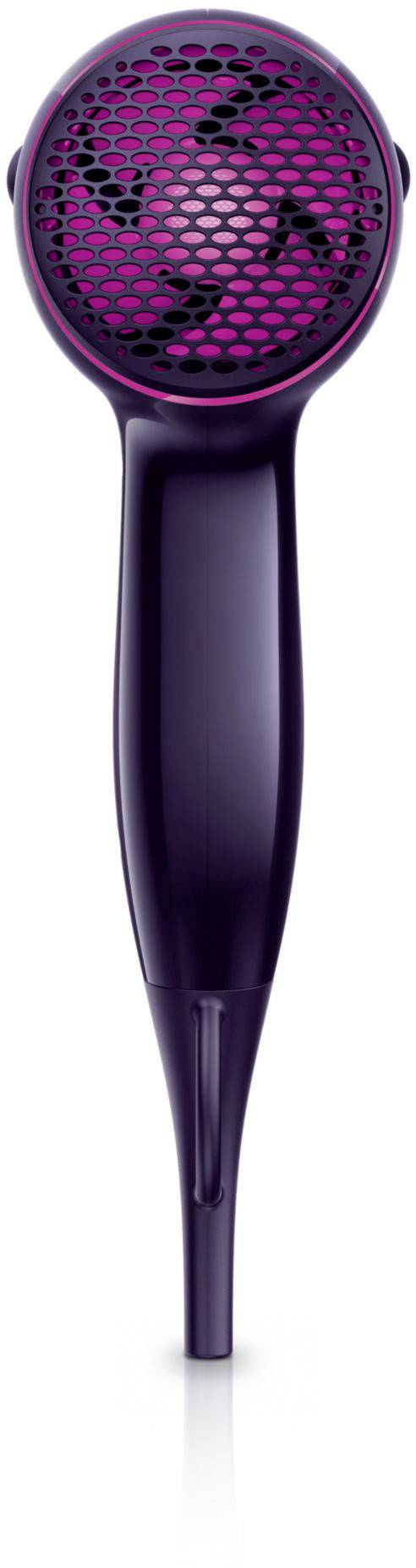 Philips BHD002/00 Reisehaartrockner Schwarz, Pink