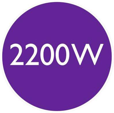 Philips BHD176/00 Haartrockner Schwarz, Violett