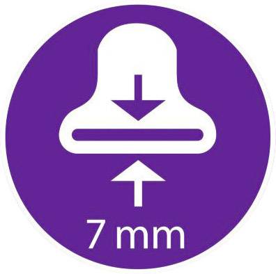 Philips BHD176/00 Haartrockner Schwarz, Violett