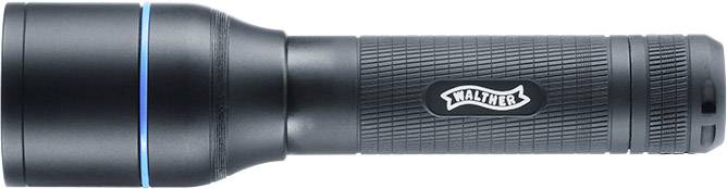 Walther Pro UV5 LED, UV-LED Taschenlampe mit Holster, mit Handschlaufe akkubetrieben, batteriebetrieben 3.5h 140g