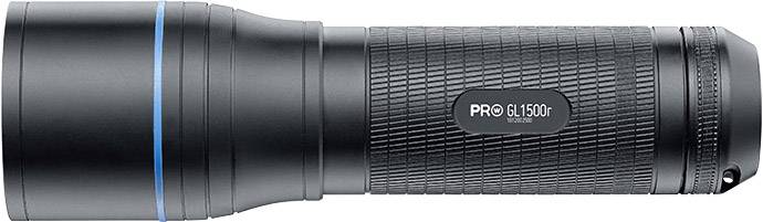 Walther LED Lampe mit Powerbank LED Taschenlampe mit Gürtelclip, mit USB-Schnittstelle akkubetrieben, batteriebetrieben 1350lm