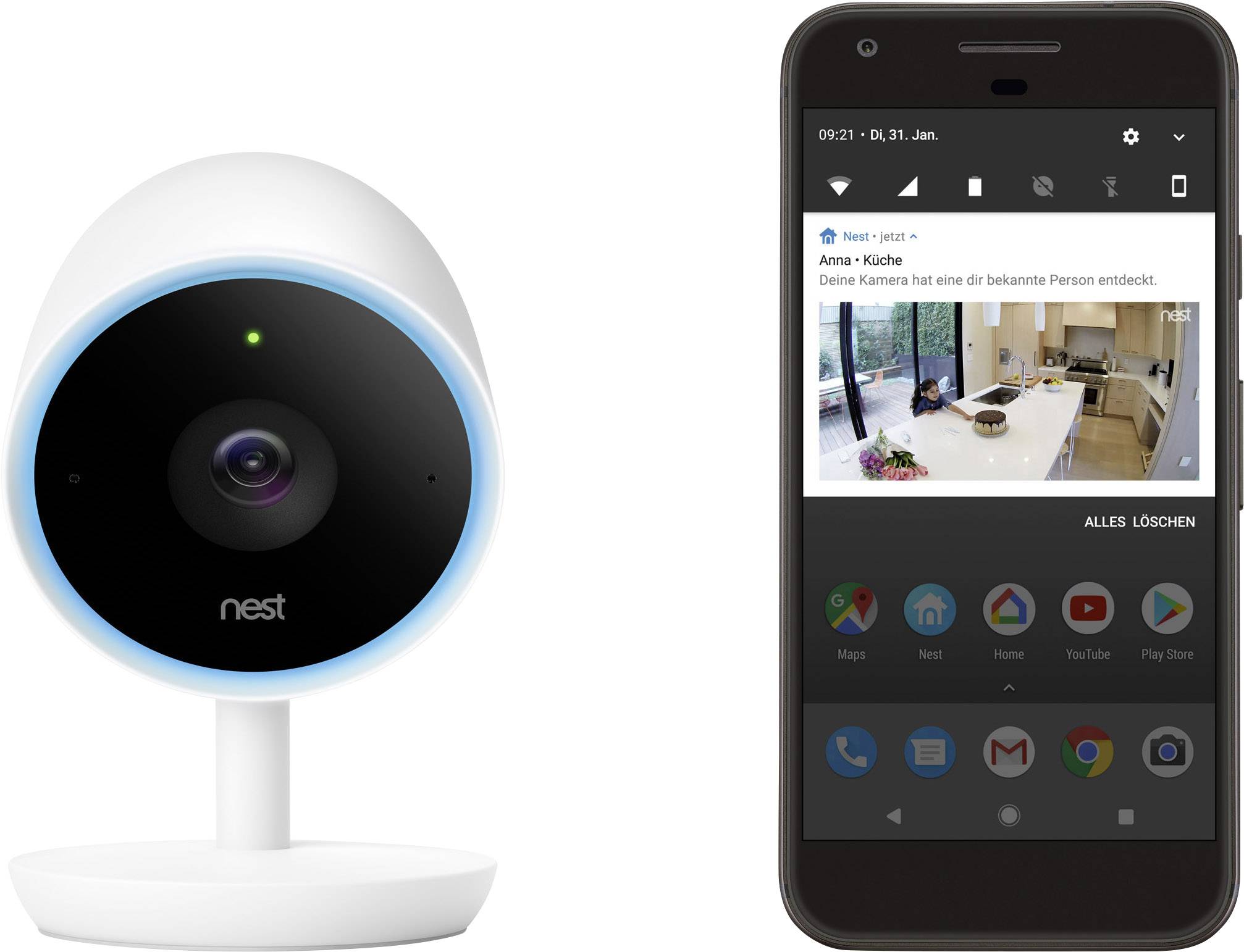 Nest NC3100EX  Cam IQ Überwachungskamera