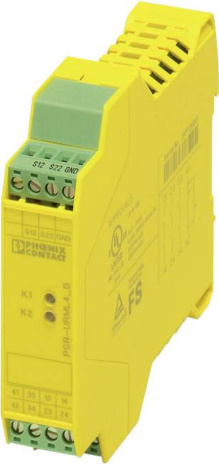 Phoenix Contact Sicherheitsrelais PSR-SPP-24DC/URML4/3X1/1X2/B Betriebsspannung: 24 V/DC 3 Schließer, 1 Öffner (B x H x T) 22.5