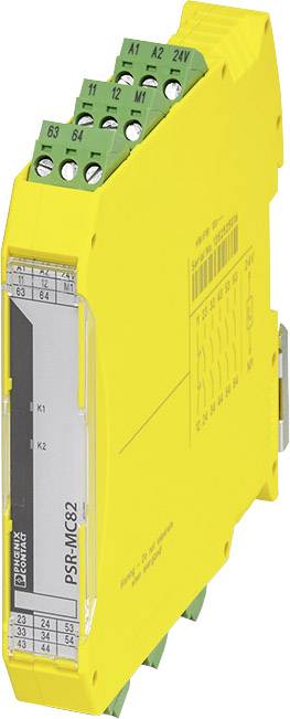 Phoenix Contact Sicherheitsrelais PSR-MC82-5NO-1NC-1DO-24DC-SC Betriebsspannung: 24 V/DC 5 Schließer, 1 Öffner (B x H x T) 17.5