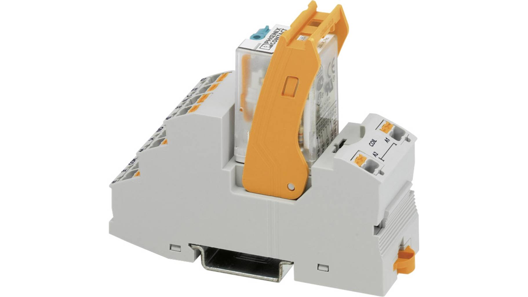 PHOENIX CONTACT RIF 2 RPT LDP 24DC/4X21 Modulo relè preassemblato con connettore push in, base relè di contatto di potenza e staffa di supporto, 4 commutatori, tensione di ingresso 24 V DC PHOENIX CONTACT RIF 2 RPT LDP 24DC/4X21 Modulo relè preassemblato con connettore push in, base relè di contatto di potenza e staffa di supporto, 4 commutatori, tensione di ingresso 24 V DC