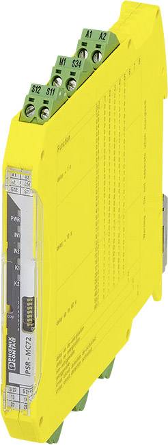 Phoenix Contact Sicherheitsrelais PSR-MC72-2NO-1DO-24DC-SC Betriebsspannung: 24 V/DC 3 Schließer (B x H x T) 12.5 x 112.2