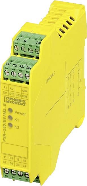 Phoenix Contact Sicherheitsrelais PSR-SPP-230AC/ESAM2/3X1/1X2/B Betriebsspannung: 230 V/AC 3 Schließer, 1 Öffner (B x H x T) 22.5
