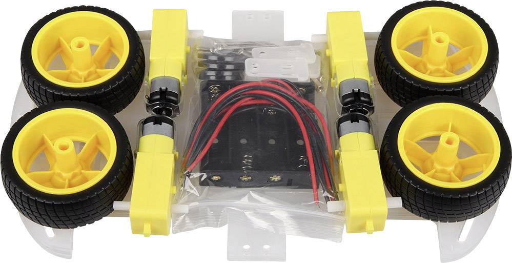 Joy-it Roboter Fahrgestell Roboter Auto Kit 4WD Robot03