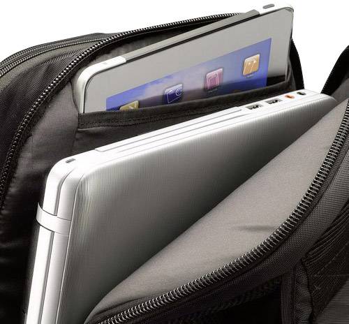 case LOGIC® Notebook Rucksack RBP217 Passend für maximal: 43,9 cm (17,3") Schwarz