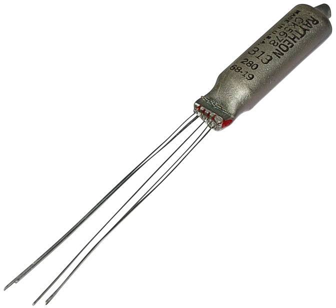 5678 Elektronenröhre Subminiatur-Pentode 45V 0.8mA Polzahl (num): 5 Sockel: Subminiatur Inhalt 1St.