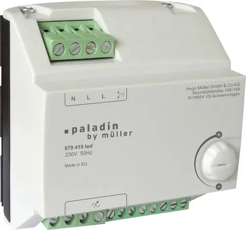 Müller 23483 Hutschienen Dimmer Geeignet für Leuchtmittel: LED-Lampe Weiß