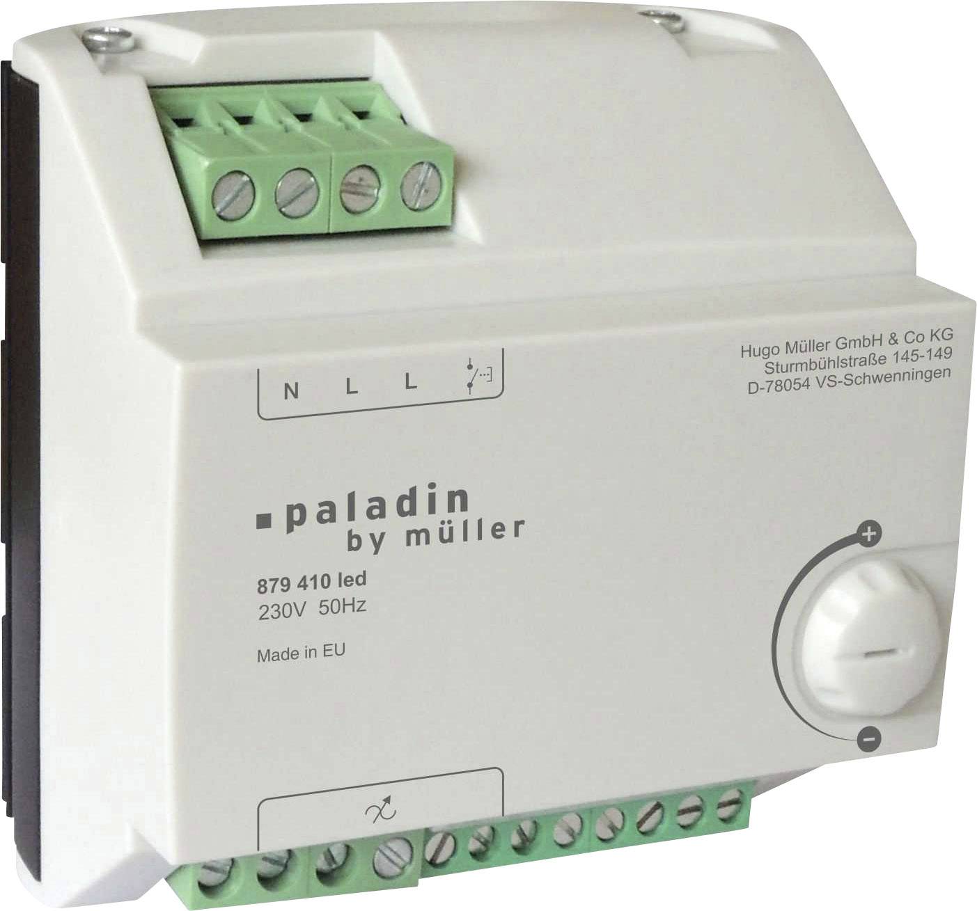 Müller 23483 Hutschienen Dimmer Geeignet für Leuchtmittel: LED-Lampe Weiß