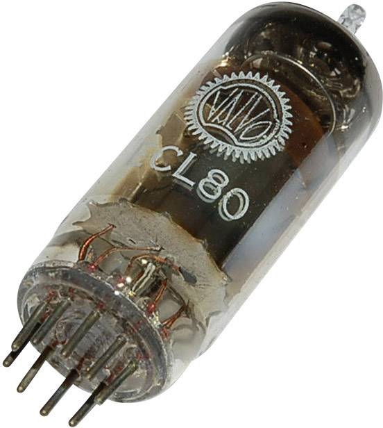 Philips ECL 80 Elektronenröhre Triode-Pentode 100 V, 20 V 8 mA, 2 mA Polzahl: 9 Sockel: Noval Inhal