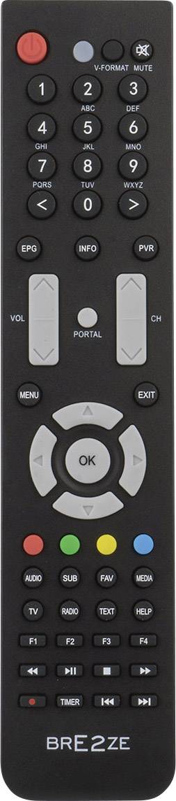 WWiO BRE2ZE DVB-T/T2/C Kombo-Receiver Aufnahmefunktion, Deutscher DVB-T2 Standard (H.265), Kartenleser, CI Schacht, Linux