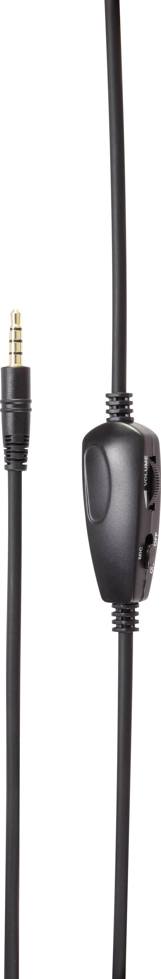 Renkforce RF-GHD-100 Gaming Headset 3.5mm Klinke schnurgebunden On Ear Schwarz, Blau