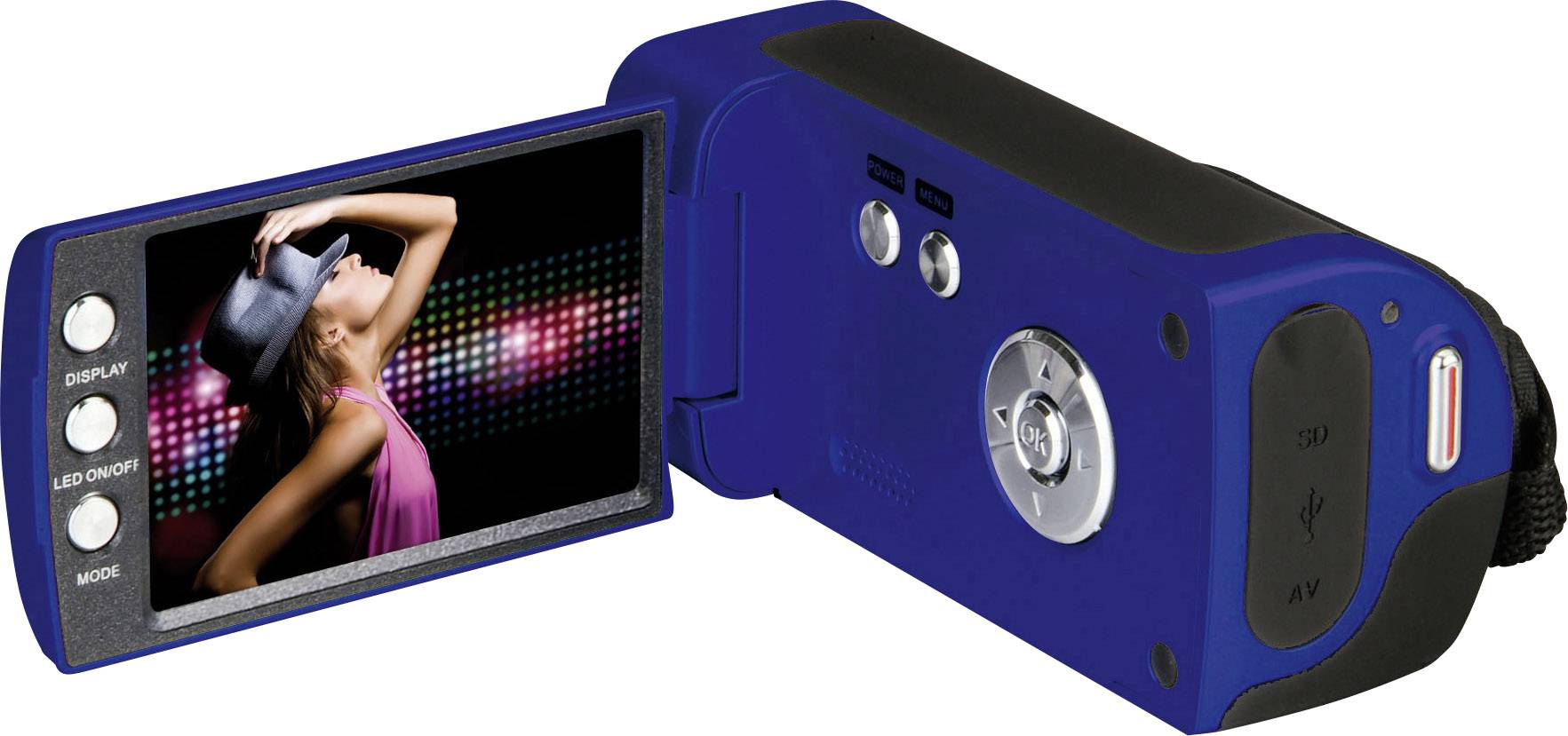 Easypix DVC5227 Camcorder 6.9cm 2.7 Zoll 5 Megapixel Royalblau