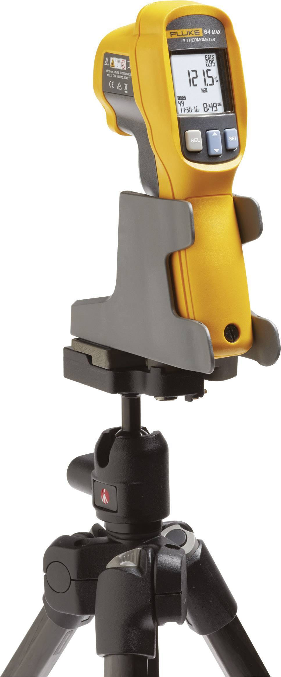 Fluke 64 MAX Infrarot-Thermometer Optik 20:1 -30 - +600 °C Berührungslose IR-Messung, Datenlogger-F