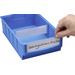 Allit 456597 Beschriftungsetiketten für Lagersichtboxen ProfiPlus ShelfBox Label B Weiß, Transparen